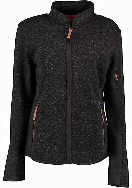 Tom Collins Strickfleecejacke Detit Fleece-Übergangsjacke mit Kontraststoff günstig online kaufen