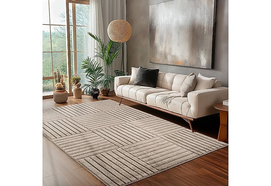 Carpettex Designteppich Skandinavischer Boho, Rechteckig, Höhe: 8 mm, Teppi günstig online kaufen