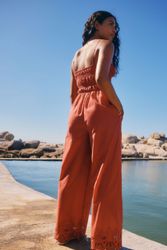 Next Jumpsuit Gesmokter Jumpsuit mit weitem günstig online kaufen