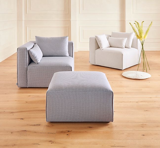 Guido Maria Kretschmer Home&Living Hocker »Comfine«, Modul-Hocker zur indiv günstig online kaufen