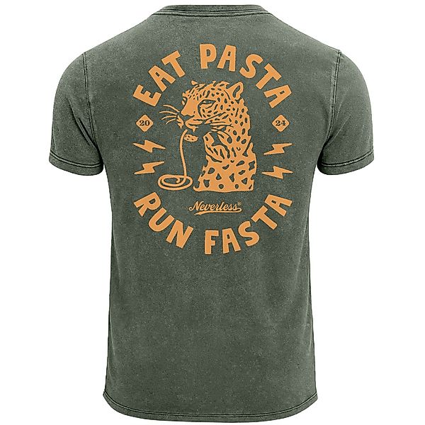 Neverless Print-Shirt Herren Vintage T-Shirt Backprint günstig online kaufen