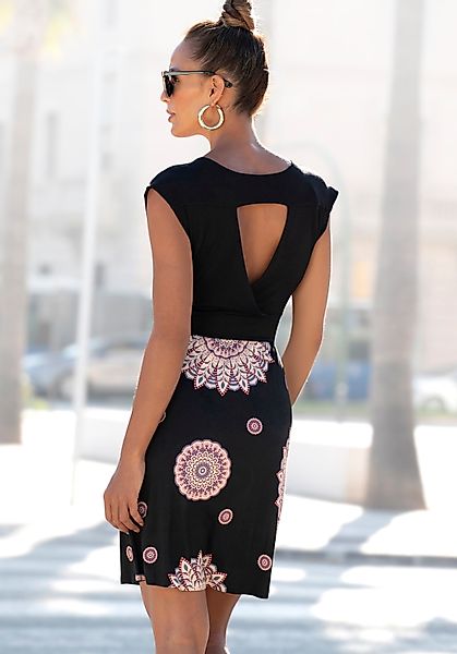 Beachtime Sommerkleid mit Rückenausschnitt, Jerseykleid in günstig online kaufen