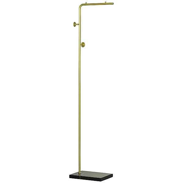 HOMCOM Garderobenständer mit Haken, Marmor Basis, günstig online kaufen