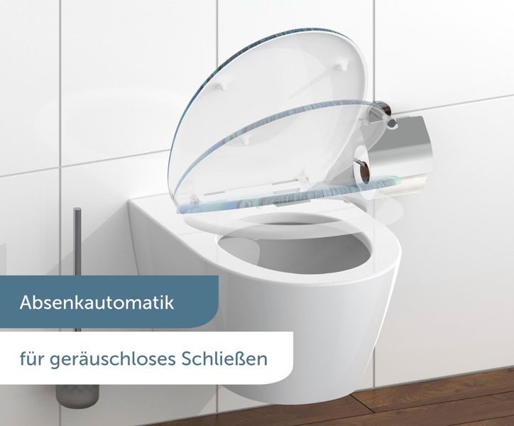 Schütte WC-Sitz Lighthouse, Duroplast, mit Absenkautomatik günstig online kaufen