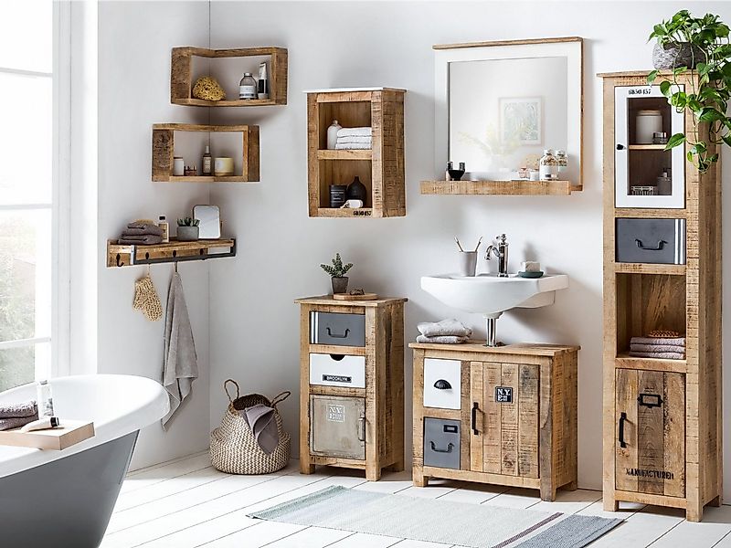 massivum Waschbeckenunterschrank Pune günstig online kaufen