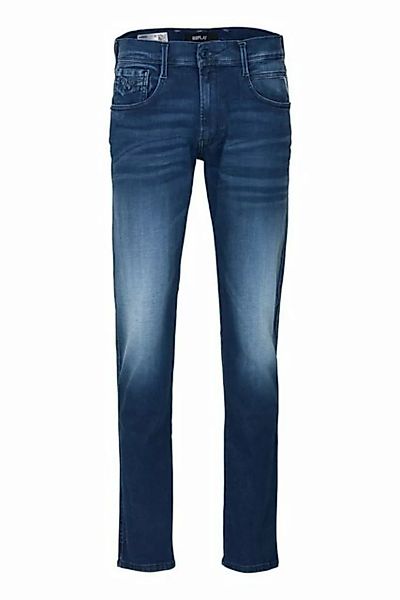Replay Slim-fit-Jeans 11.5 OZ HYPERFLEX BRIGHT BLUE STR. DENIM günstig online kaufen