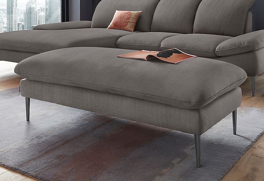 W.SCHILLIG Hocker "enjoy&MORE", Füße schwarz pulverbeschichtet, Breite 151 günstig online kaufen