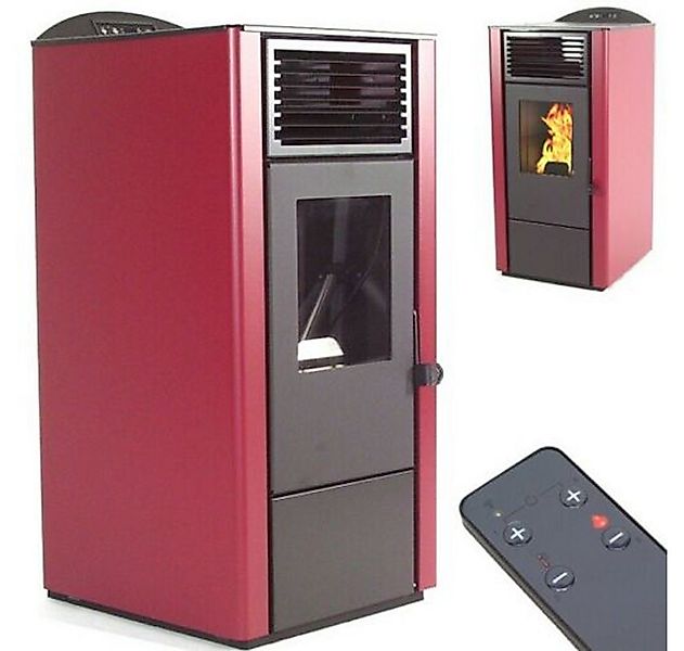 Apex Pelletofen Pelletofen 9,5kW Pelletkamin Pelletheizung Kaminofen A+ 563 günstig online kaufen