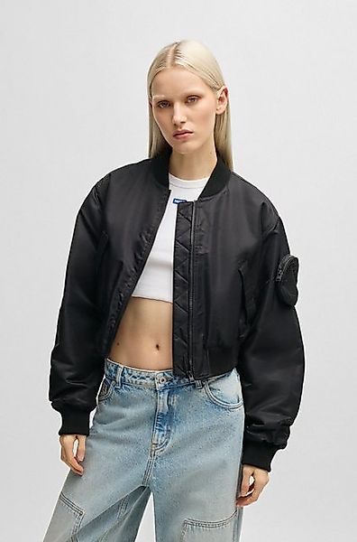 HUGO Blue Bomberjacke Foraia mit aufgesetzter Ärmeltasche, Iconic Streetsty günstig online kaufen