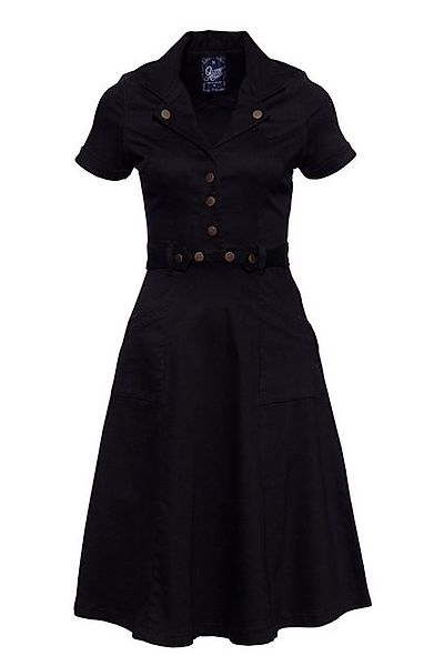 QueenKerosin Blusenkleid (1-tlg) im 50's Workwear Stil günstig online kaufen