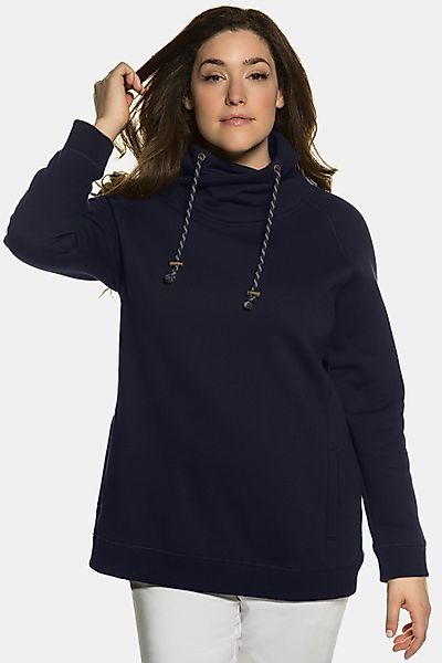 Ulla Popken Sweatshirt Sweatshirt weiter Stehkragen günstig online kaufen