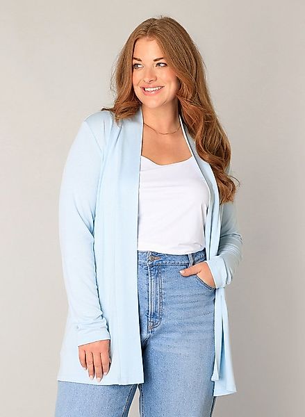 Base Level Curvy Strickjacke im verschlusslosen Design günstig online kaufen