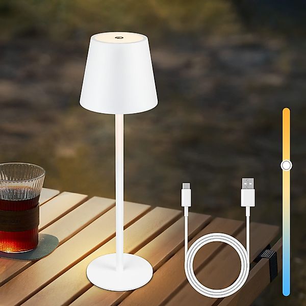 Nettlife LED Tischleuchte Kabellos Nachttischlampe Touch günstig online kaufen