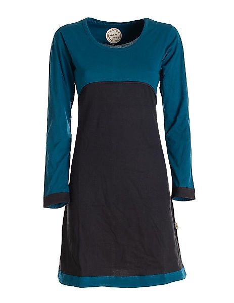Vishes Jerseykleid Langarm Damen Kleid Longshirt günstig online kaufen