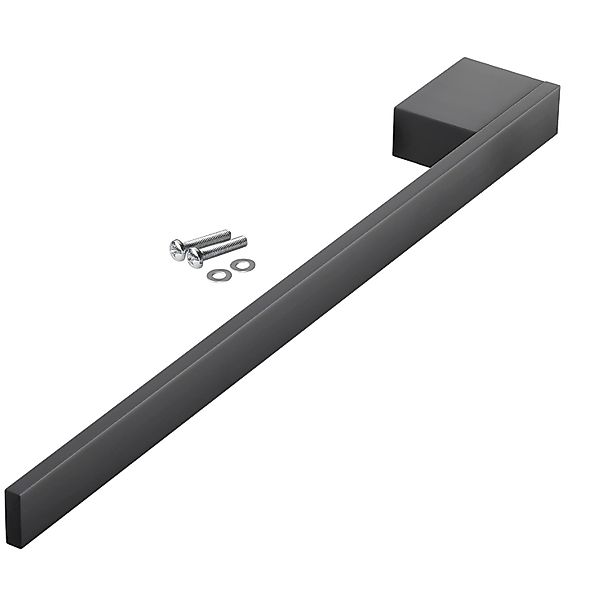 SOTECH Aluminium Handtuchhalter PARAT III 400 x 50 x 25 mm Schwarz Matt für günstig online kaufen