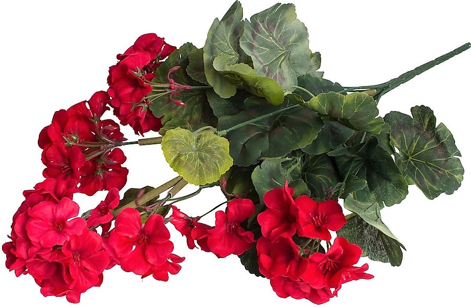 Botanic-Haus Kunstblume "Geranie mit 9 Stielen" günstig online kaufen