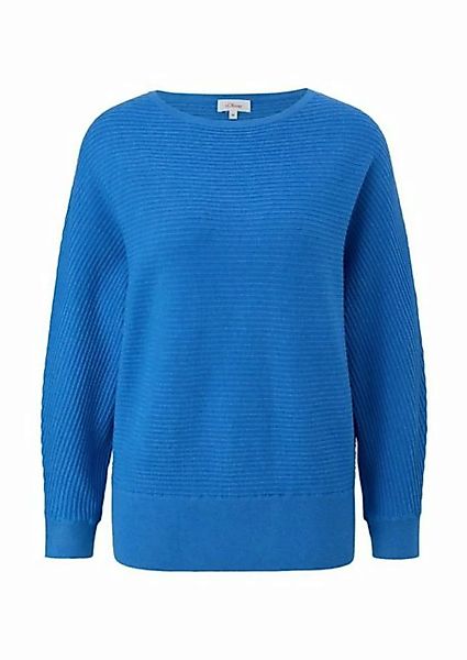 s.Oliver Sweatshirt Strickpullover, BLUE günstig online kaufen