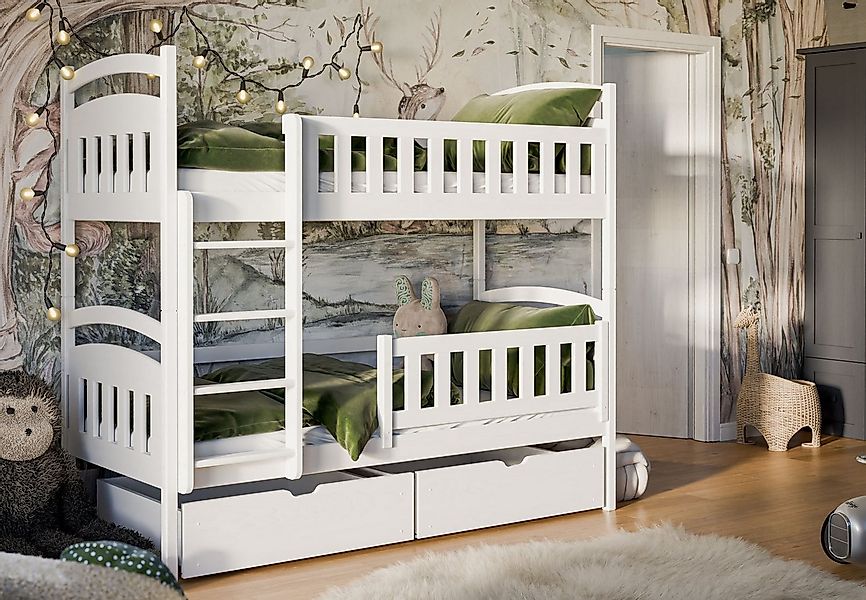 Kids Collective Etagenbett Hochbett Kinderbett 80x180 90x200 umbaubar in zw günstig online kaufen
