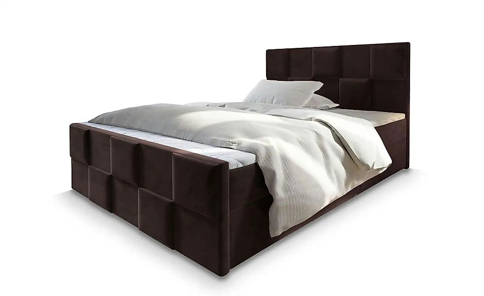 MASSENO Boxbett mit Bettkasten Mona ¦ braun ¦ Maße (cm): B: 180 H: 98 Bette günstig online kaufen