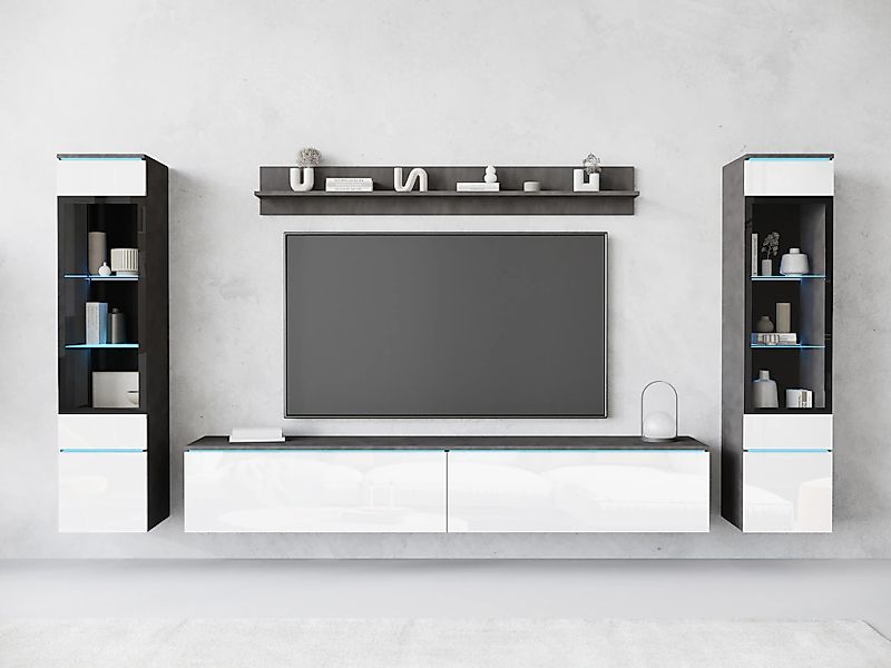 INOSIGN Wohnwand "VERA II" Komplett-Set, 4 Stk. tlg. günstig online kaufen
