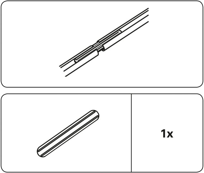 GARDINIA Gardinenstangenhalter "Gardinenschienen-Verbinder" Serie Aluminium günstig online kaufen