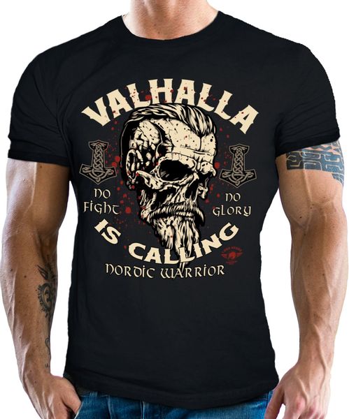 LOBO NEGRO® T-Shirt für Wikinger Nordmann günstig online kaufen