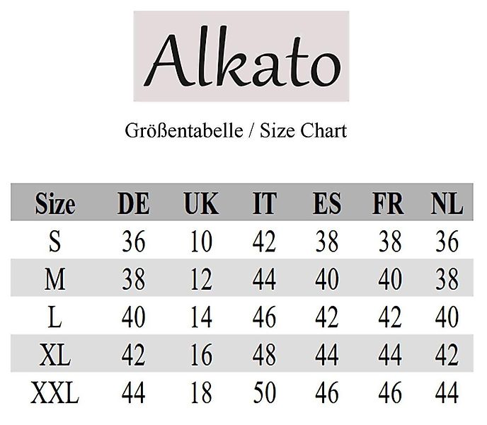 Alkato Longshirt Alkato Damen Shirt 3/4 günstig online kaufen