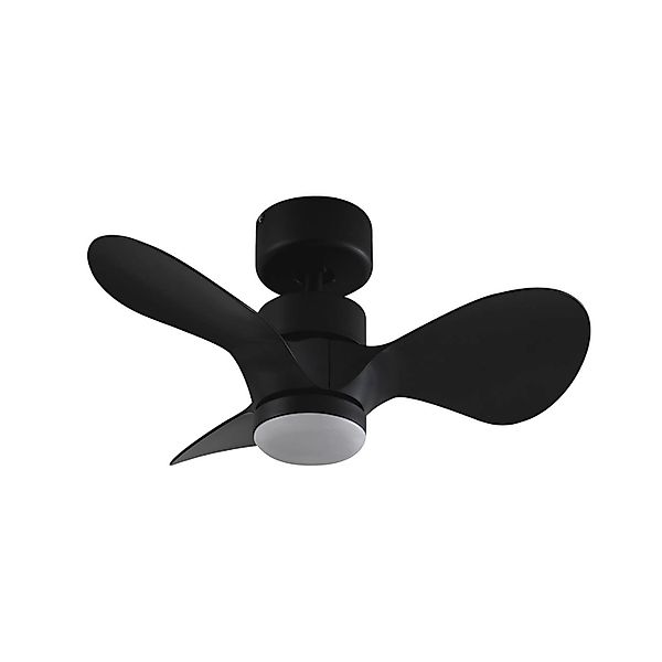 Lindby LED Deckenventilator mit Lampe Enon 10022110 Dimmbar Leselampe Moder günstig online kaufen