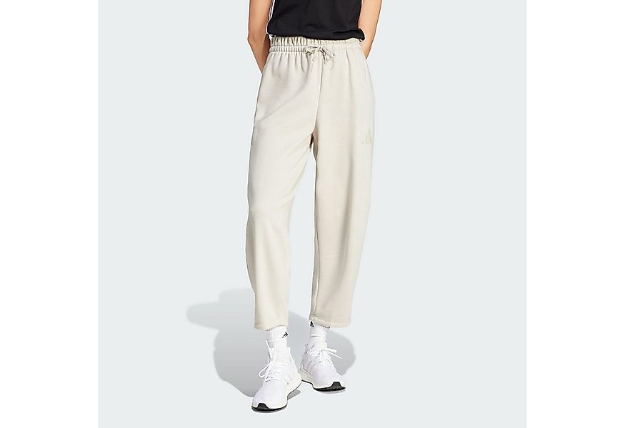 adidas Sportswear Fleecehose ESSENTIALS CONTEMPORARY LOGO BARREL HOSE (1-tl günstig online kaufen