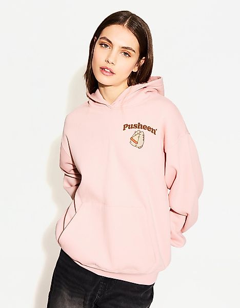 Bershka Hoodie Pusheen Mit Kapuze Damen 10-12 Rosa günstig online kaufen