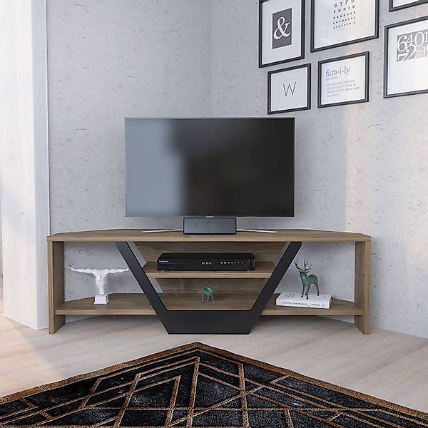 Decorotika Lowboard Eck-TV-Ständer Sares günstig online kaufen