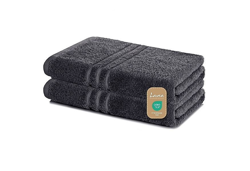 Lavea Handtuch Set Frottierserie Elena, Duschtuch - 100% Baumwolle (Set, 2- günstig online kaufen
