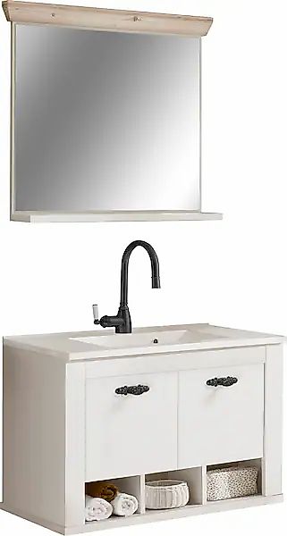 Home affaire Badmöbel-Set »Florenz, Bad im Landhausstil, 2-teiliges Badezim günstig online kaufen