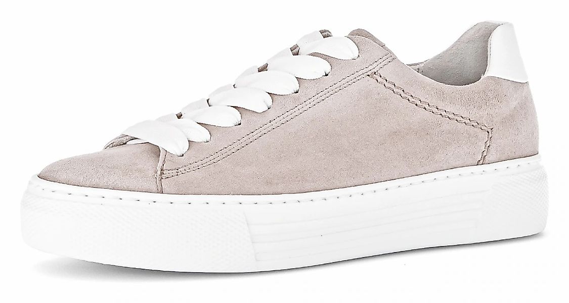Gabor Plateausneaker "FLORENZ", Freizeitschuh, Halbschuh, Schnürschuh mit Z günstig online kaufen