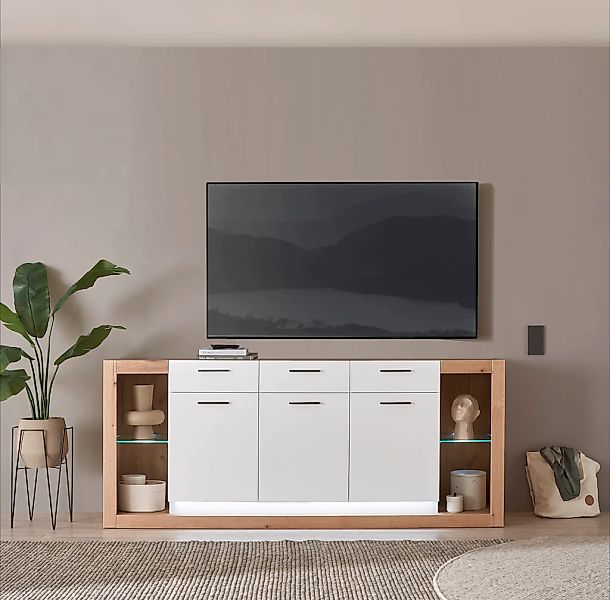 INOSIGN Sideboard "Brixen, moderne Kommode, Stauraumelement in Eiche Evoke günstig online kaufen