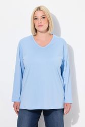 Ulla Popken T-Shirt Shirt V-Ausschnitt Relaxed günstig online kaufen