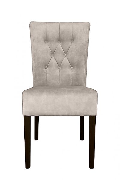 Home affaire 4-Fußstuhl "Ravenna", (Set), 2 St., Samtvelours, Esszimmerstuh günstig online kaufen