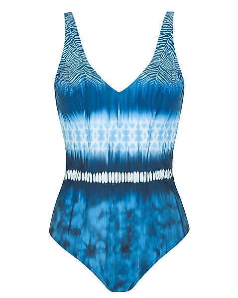 Sunflair Badeanzug Beach Fashion blue white günstig online kaufen