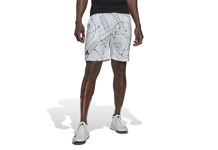 adidas Performance Shorts Tennishose Club Graphic kurz weiss Herren günstig online kaufen