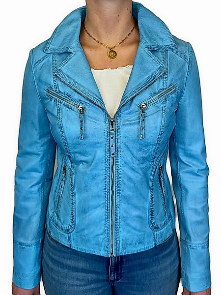 Cabrini Lederjacke Azzurra günstig online kaufen