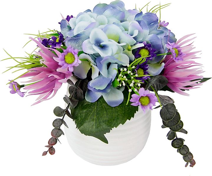 Kunstpflanze Hortensie, I.GE.A., Höhe 21 cm günstig online kaufen