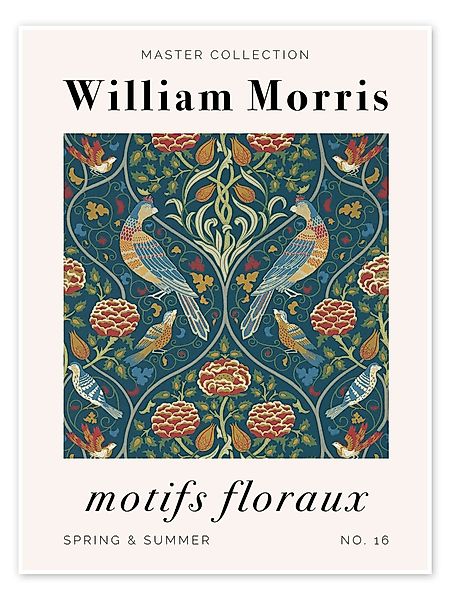 Posterlounge Poster William Morris, Motifs Floraux günstig online kaufen