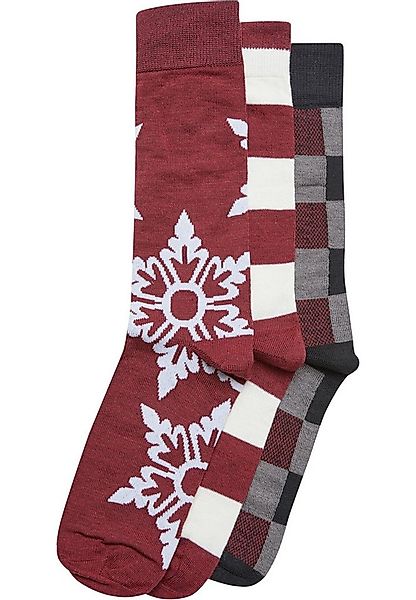 URBAN CLASSICS Basicsocken Urban Classics Unisex Christmas Snowflakes Socks günstig online kaufen