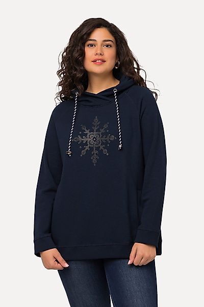 Ulla Popken Sweatshirt Sweatshirt Eisstern Stehkragen günstig online kaufen