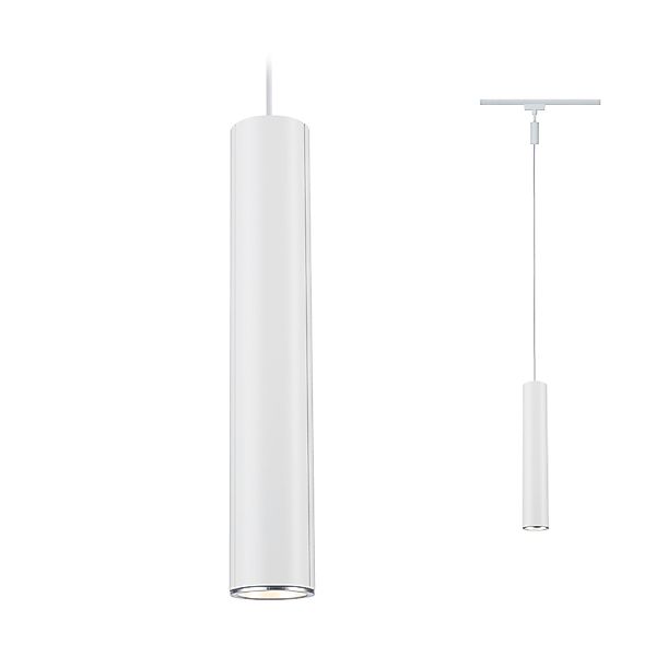 Paulmann "URail Pendel Catalejo GU10 max. 10W dimmbar 230V Weiß/Chrom matt" günstig online kaufen