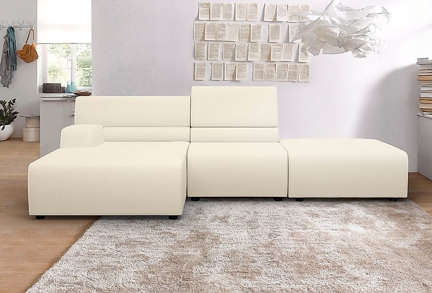 Egoitaliano Ecksofa »Babouche, Designsofa mit außergewöhnlichem Sitzkomfort günstig online kaufen