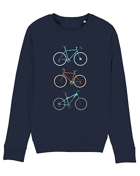 3 Fahrräder | Sweatshirt Unisex günstig online kaufen