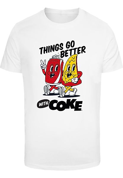 Merchcode T-Shirt "Merchcode Things Go Better with Coke" 1 Stk. tlg. günstig online kaufen