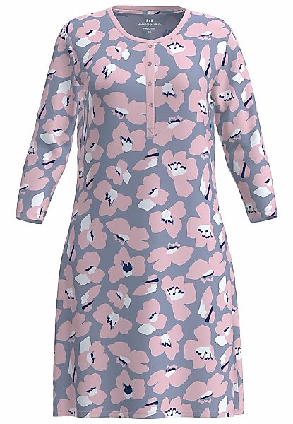 GÖTZBURG Nachthemd "Galway" florales Design, 3/4 Ärmel, Rundhalsausschnitt, günstig online kaufen