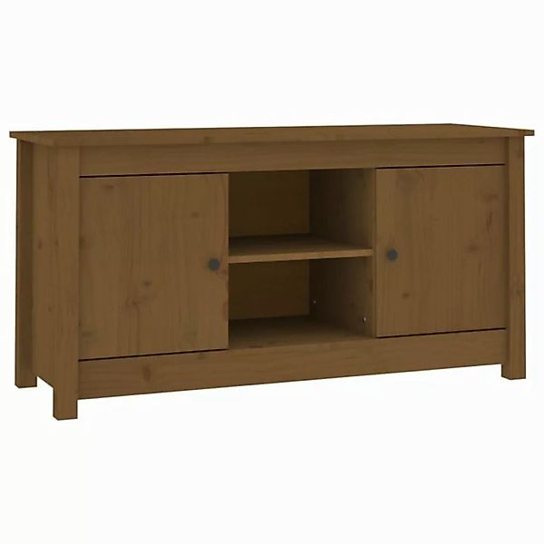 VidaXL TV-Schrank Honigbraun 103x36,5x52 cm Massivholz Kiefür  Modell 2 günstig online kaufen